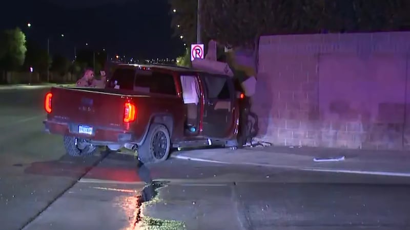 A driver is seriously injured Monday morning after crashing into a northwest valley wall,...