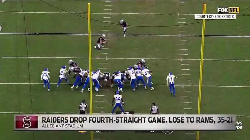 The Raiders have lose their 4th-straight game, the Golden Knights have lost their 3rd-straight...