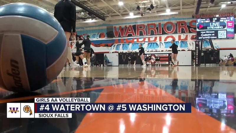 Washington edges Watertown in AA battle of ranked Volleyball teams