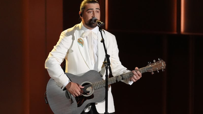 Noah Kahan brings The Last Of The Bugs World Tour to Allegiant Stadium in Las Vegas on May 21,...