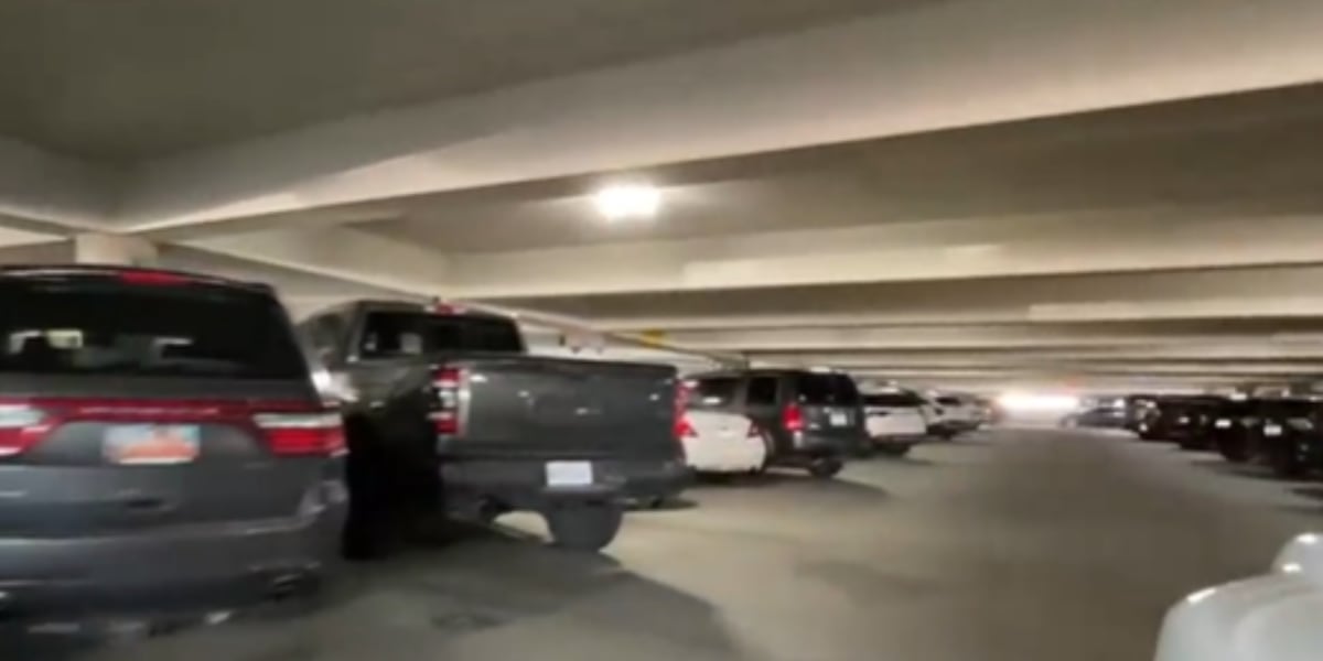 Las Vegas international airport offering reserved parking