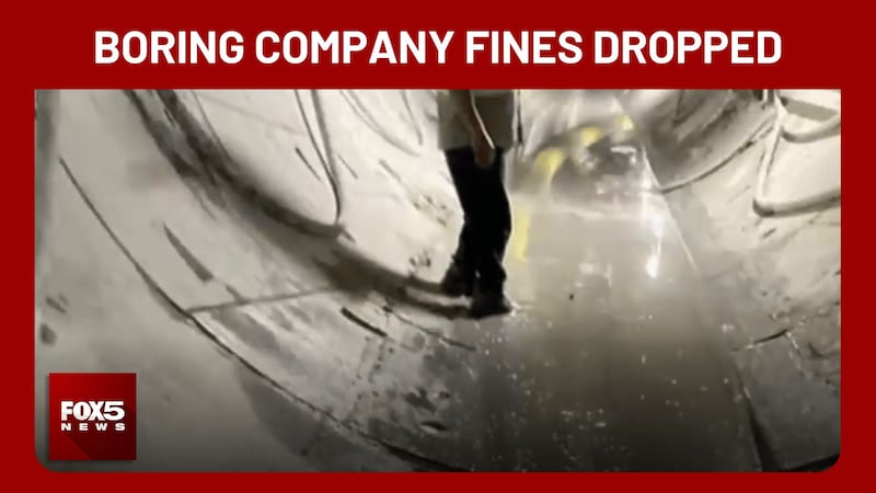 Nevada OSHA has dropped more than $400,000 in safety fines against the Boring Company after...