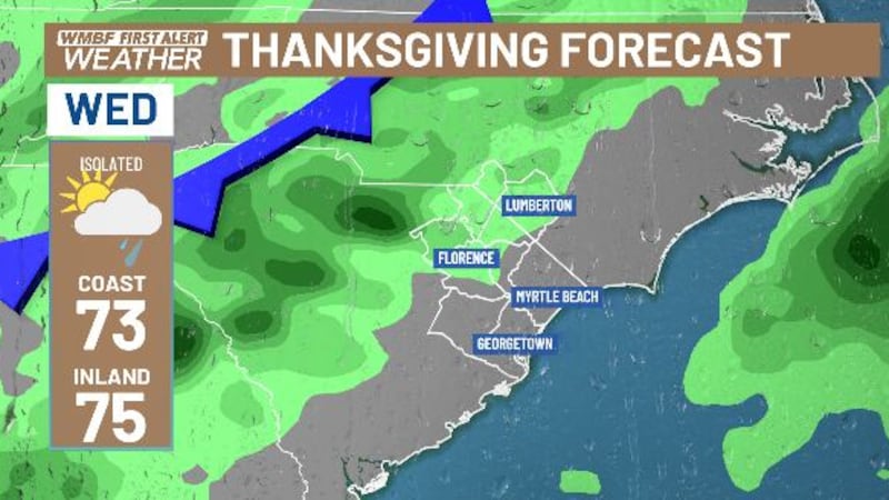 Get ready for a temperature rollercoaster for the week of Thanksgiving