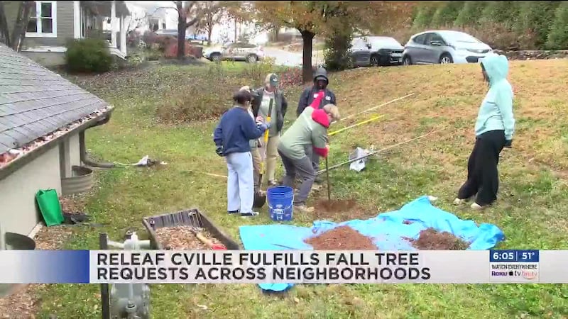 Volunteers and teen team members began the day with a planting lesson before spreading through...